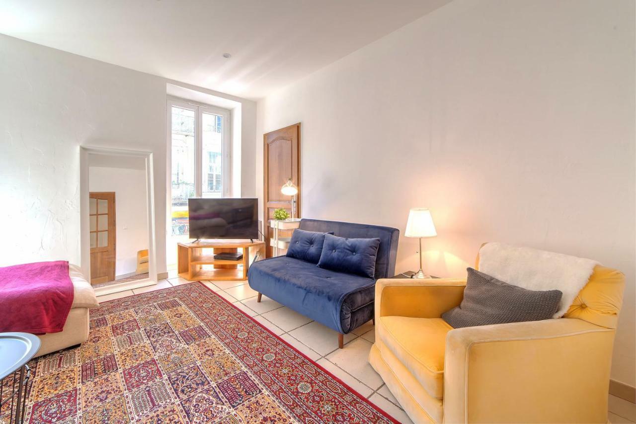 Lovely Large Familial Apartment In Central Nice, Ten Minutes Walk To The Beach! エクステリア 写真